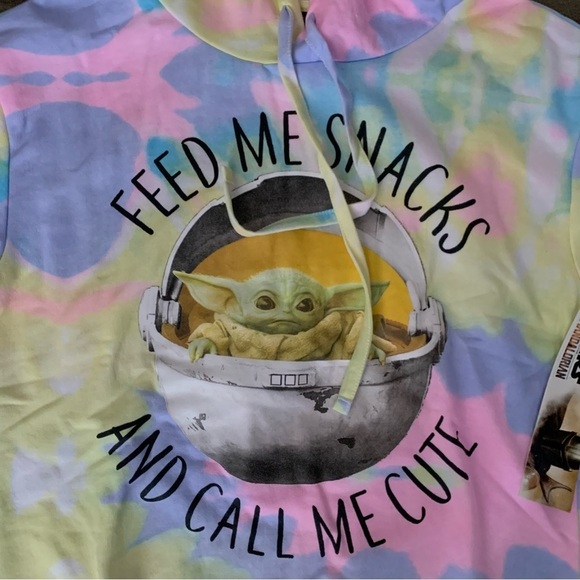 Star Wars baby yoda hoodie small NEW - Picture 5 of 6